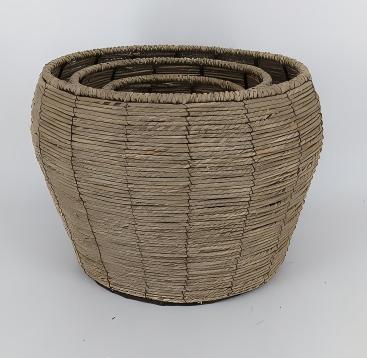 SeaGrass Weave Pot