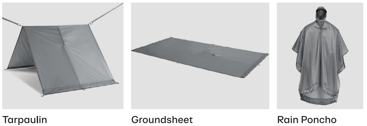 Tarp multifunctional 3in1