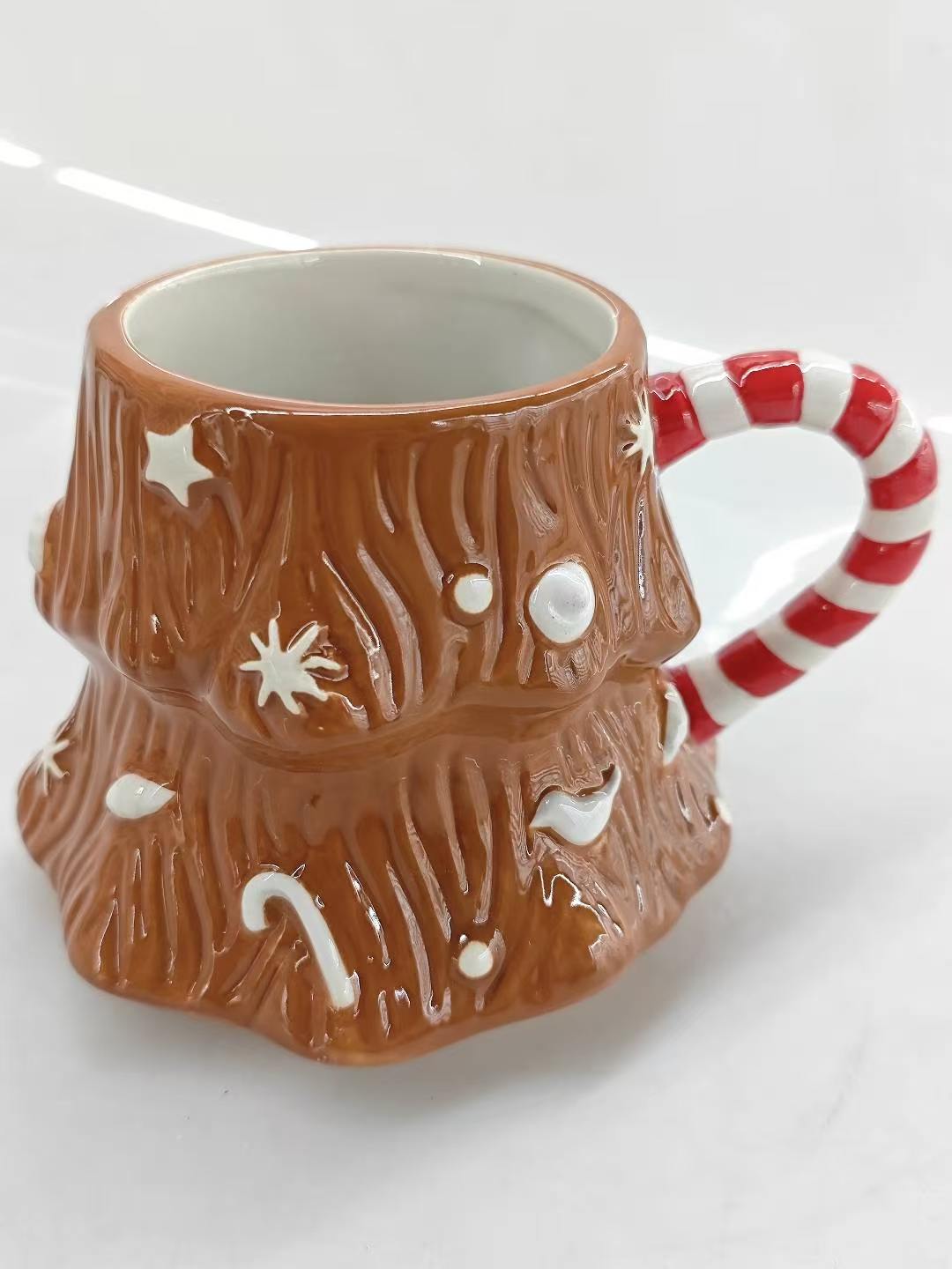 Christmas decorated cups