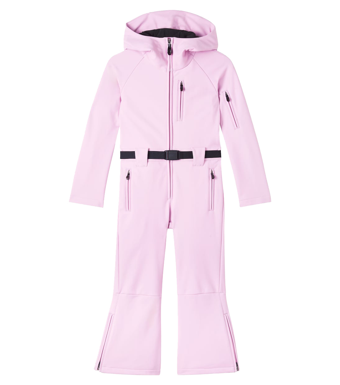 Girls' One Piece Ski Suit Waterproof Windproof Hooded with Zipper Closure Breathable Polyester