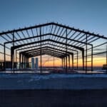 Portal Steel Structure Prefabricated Residential Garages