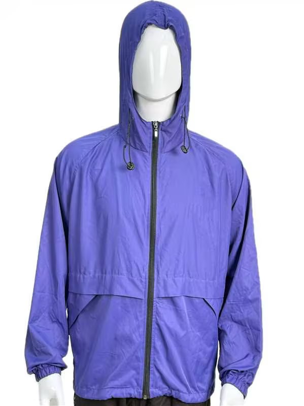 A work coat with a hat
