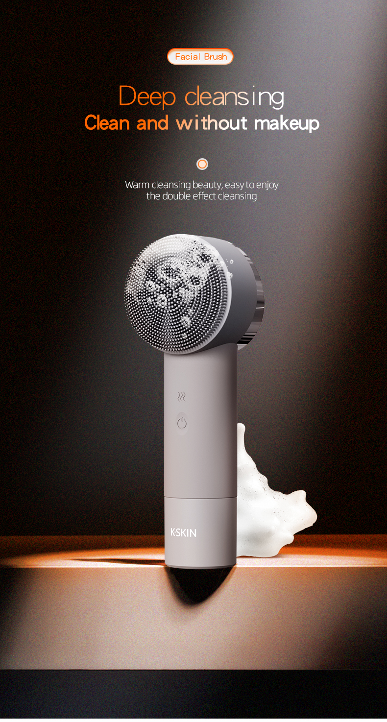 Kskin Dual-Head Facial Cleansing Brush