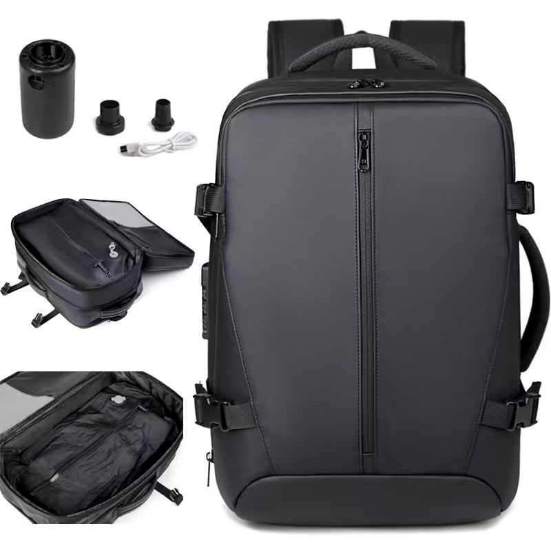 Super Large Capacity Men's Women's Universal Shoulder Bag Solid Color Simple Fashion Travel Bag