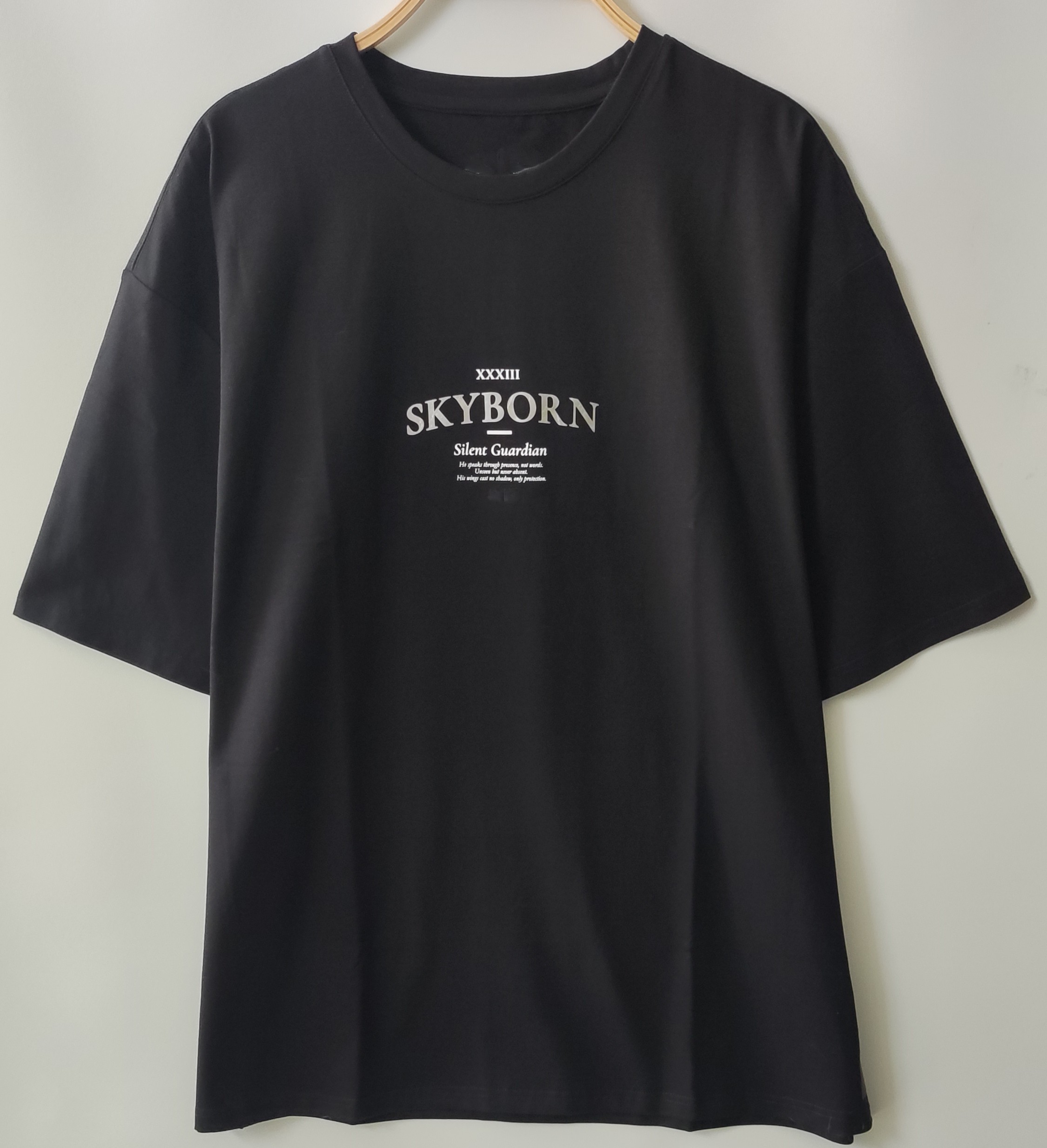 Double-Sided Print Skyborn Streetwear T-Shirt – Unisex Cotton Spandex Tee