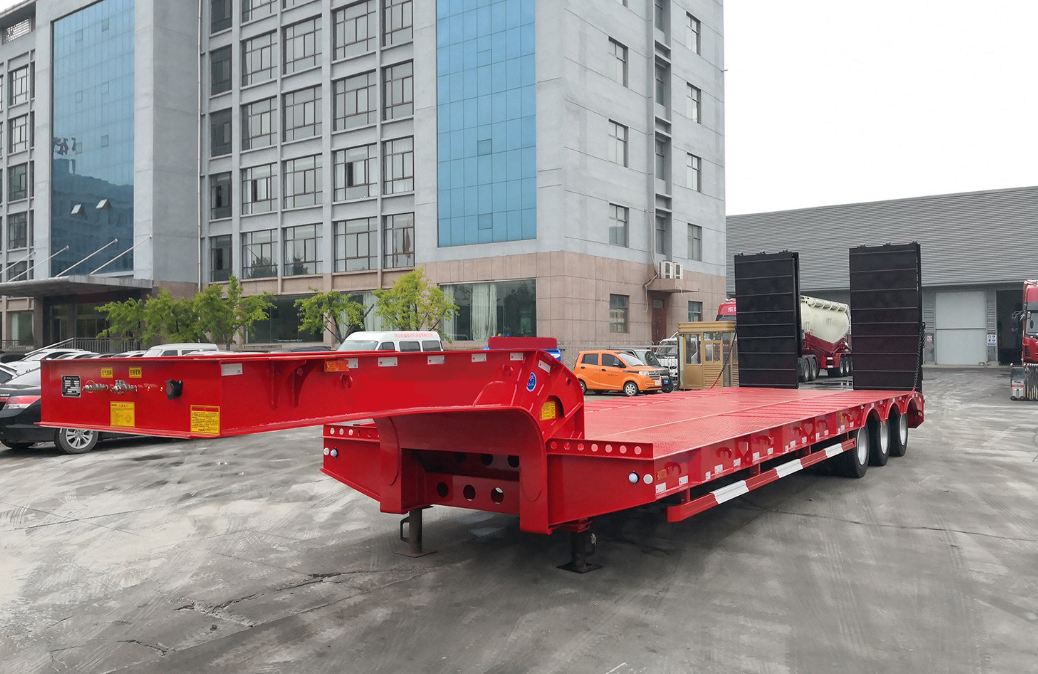 Low Flatbed Semi-Trailer China Factory for Sale