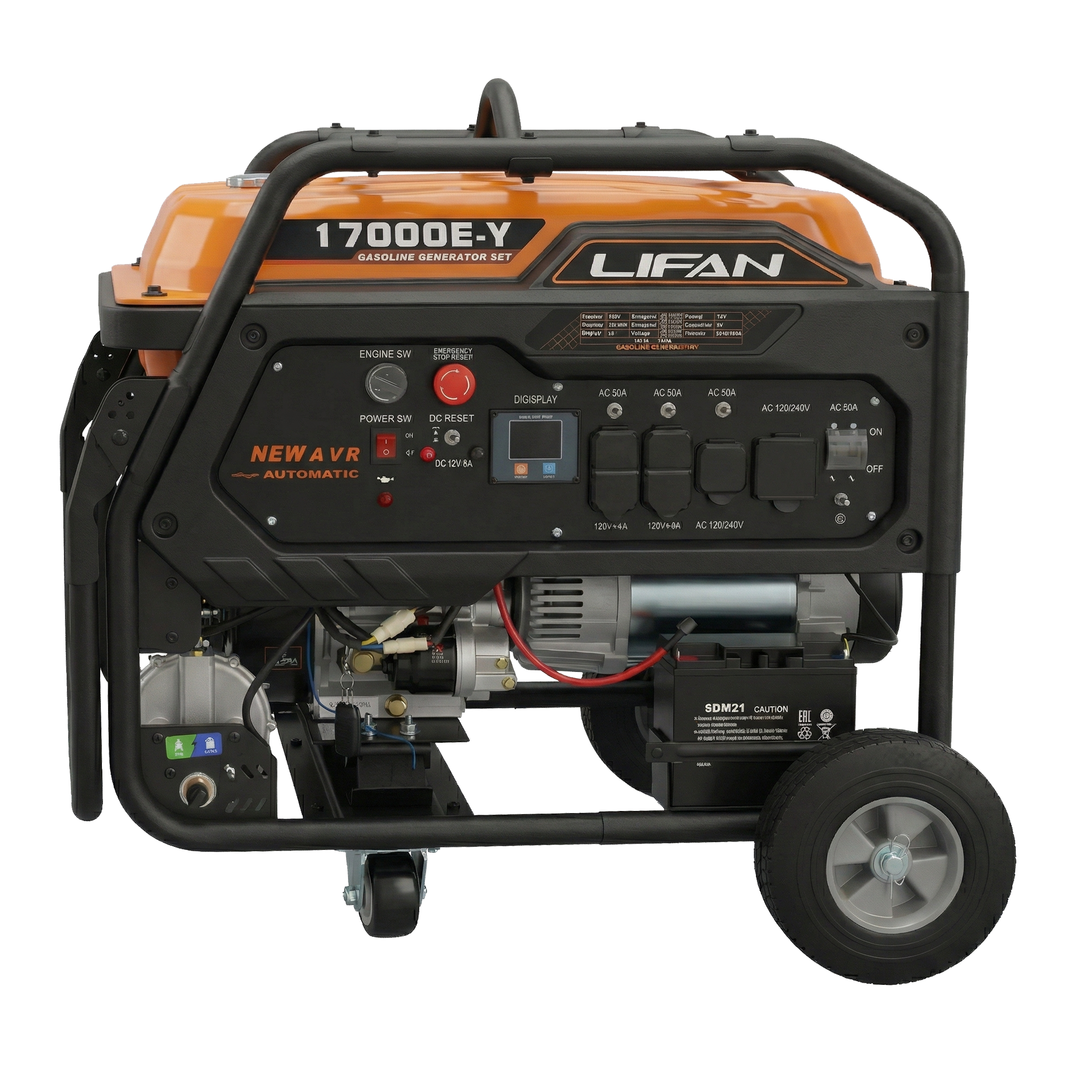Gasoline & LPG dual-fuel generator