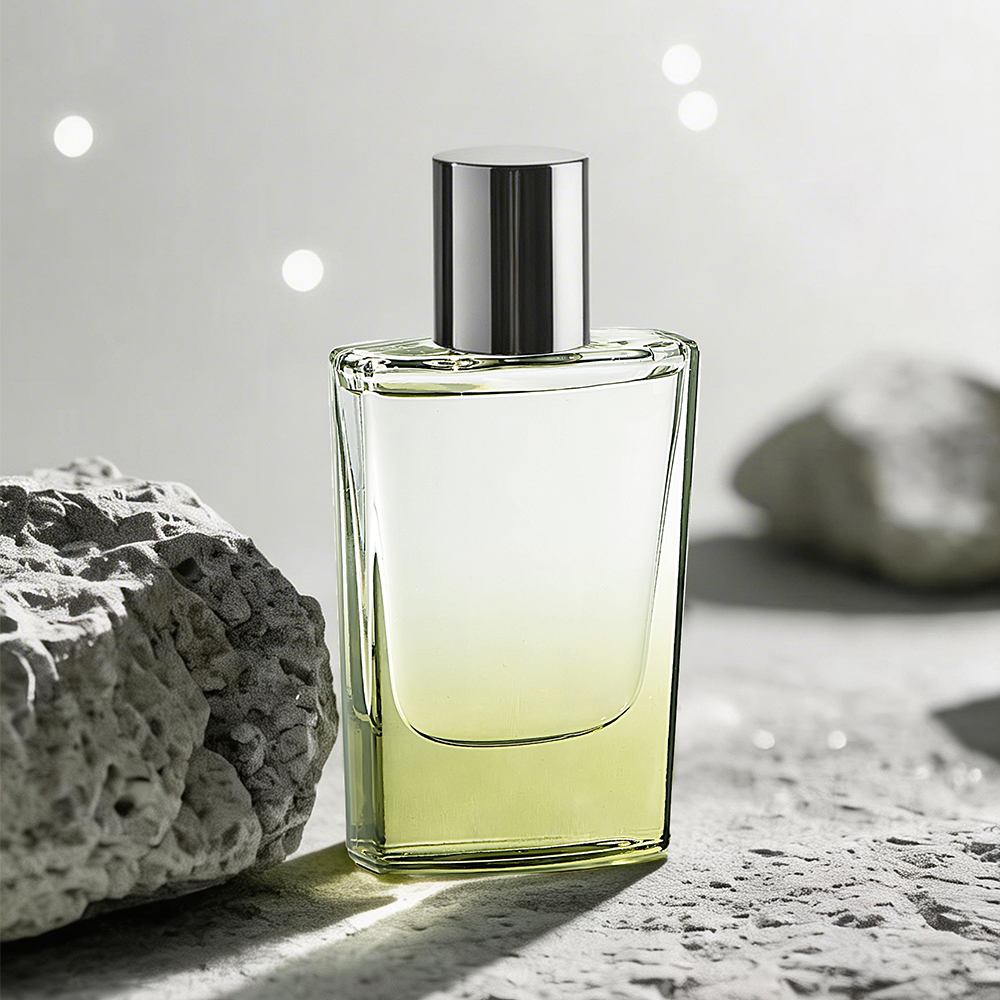 Luxury 30ml 50ml Clear Square Glass Perfume Bottles