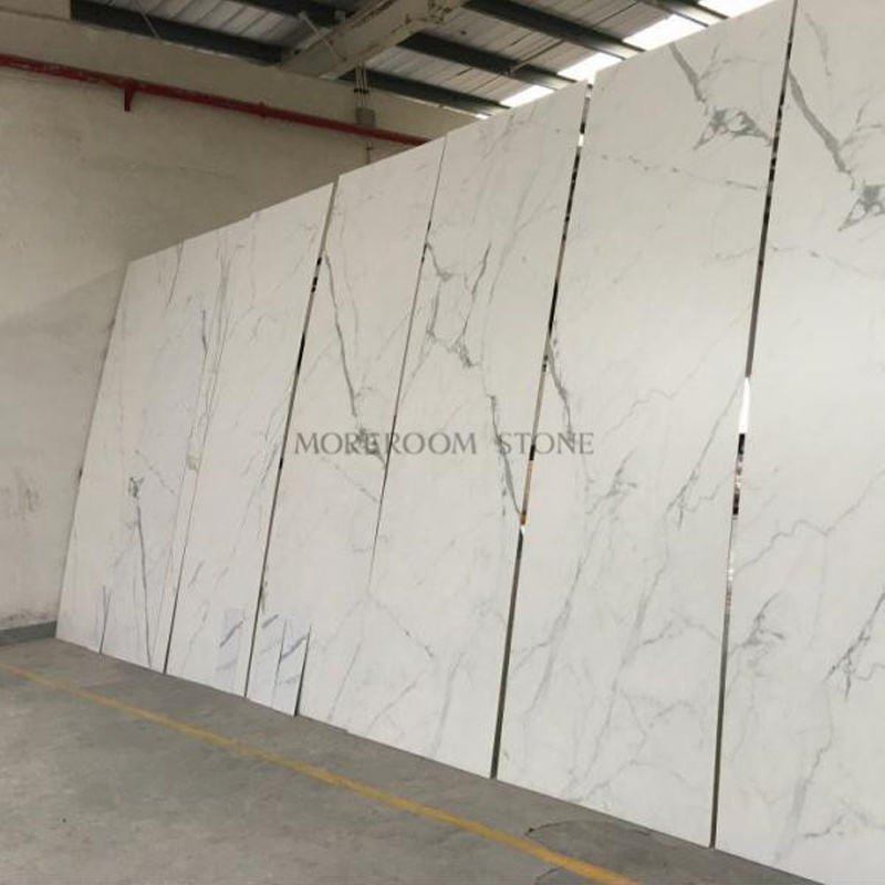 MOREROOM Sintered Stone 3200x1600 Polished Porcelain Marble Tile for Living Room Bathroom Floor