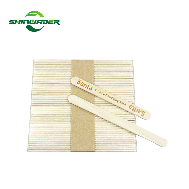 Wooden ice cream sticks