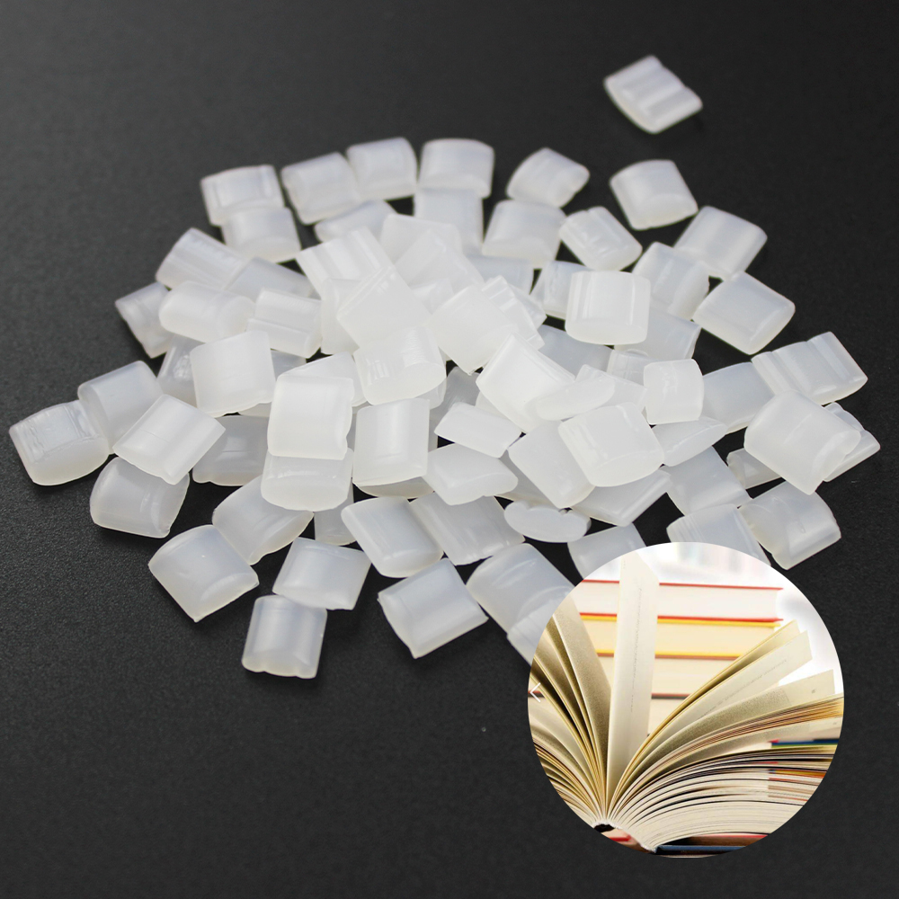 High-viscosity white transparent sheet-type bookbinding hot melt adhesive