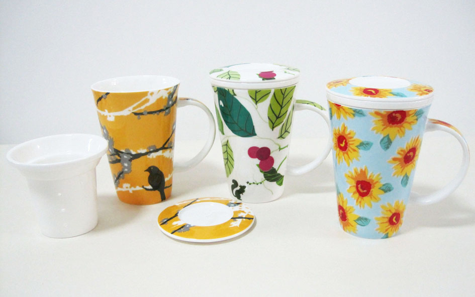Tea mug with filter