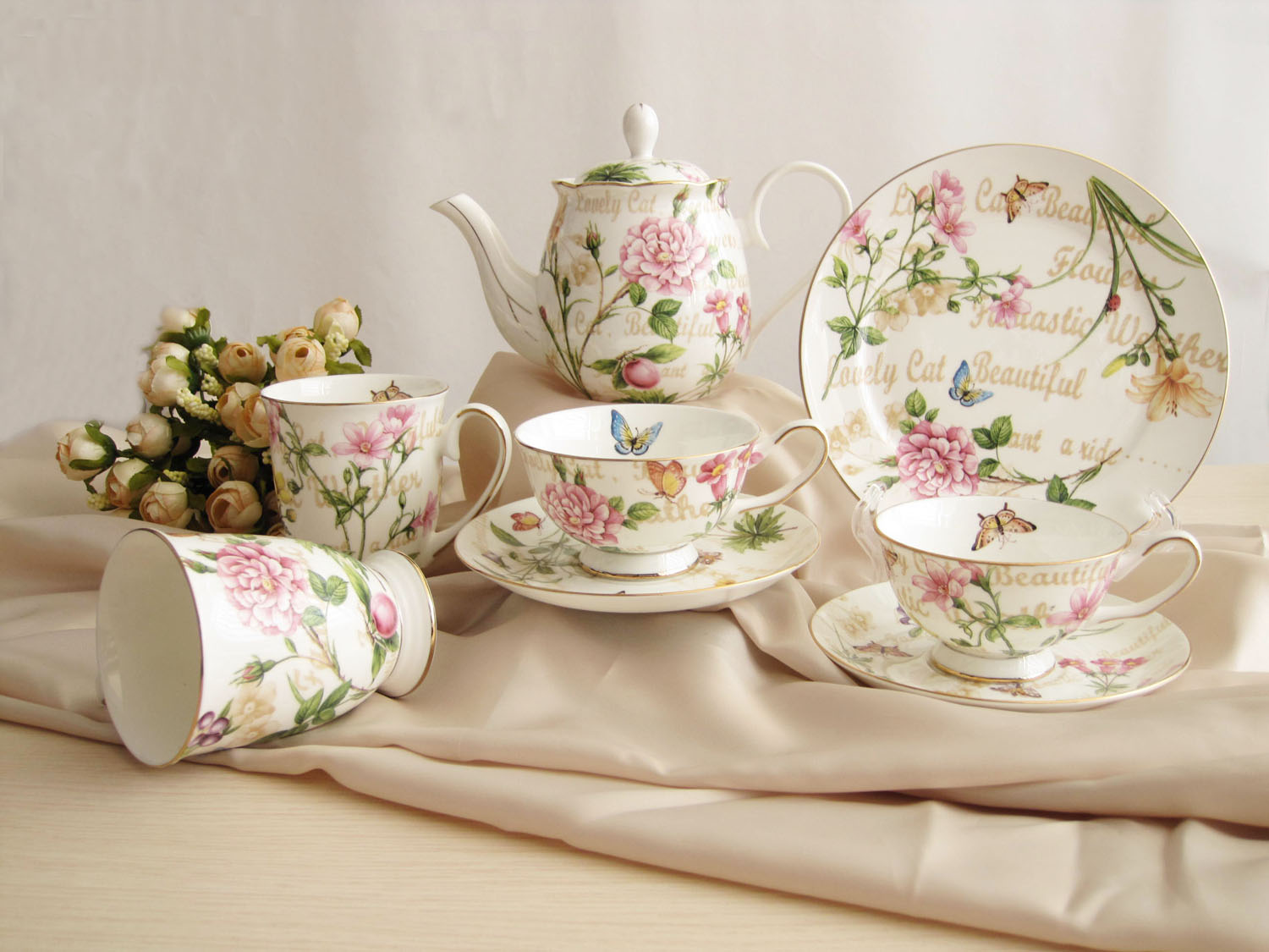 bone china tea set