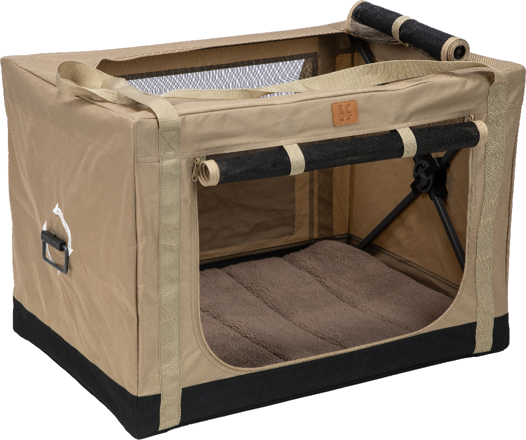 Rotational Quad Fold Dog Crate