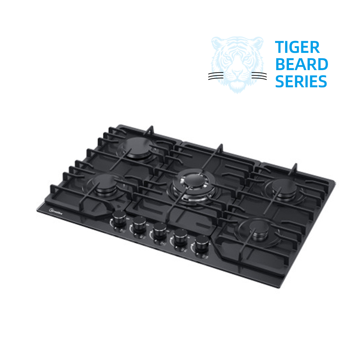 5 Burner Glass Built In Gas Hob MGBG-775T|770mm