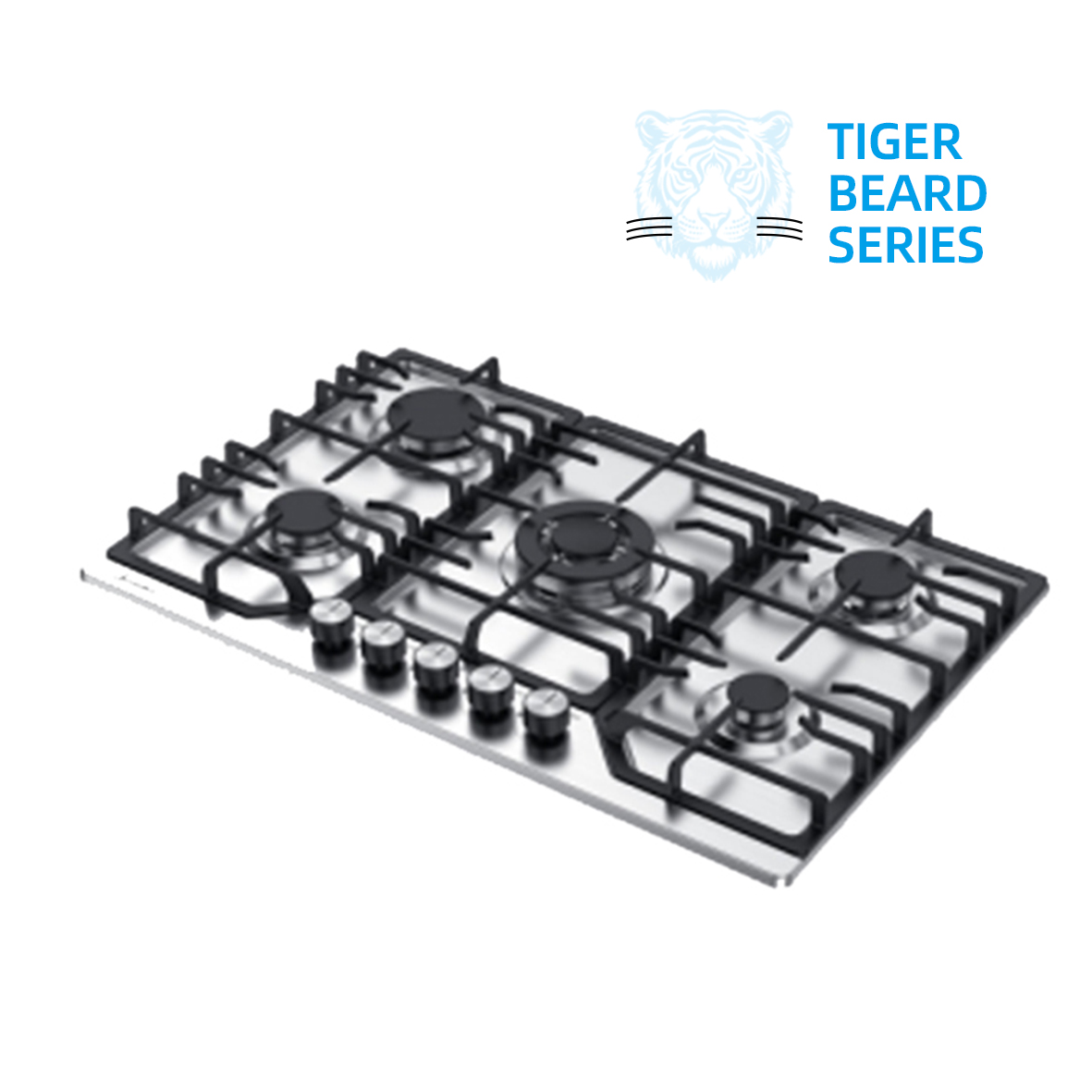 5 Burner Stainless Steel Gas Hob|MGBS-765T 760mm