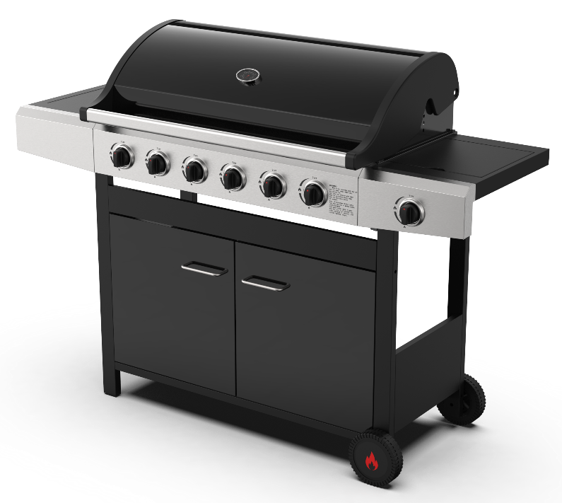 Venice 6 Burner Gas Grill with side burner (PM2-206N4+1)