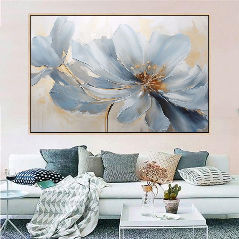 Grain and pattern Abstract Framed Wall Art Painting great wall items for Home office restaurant
