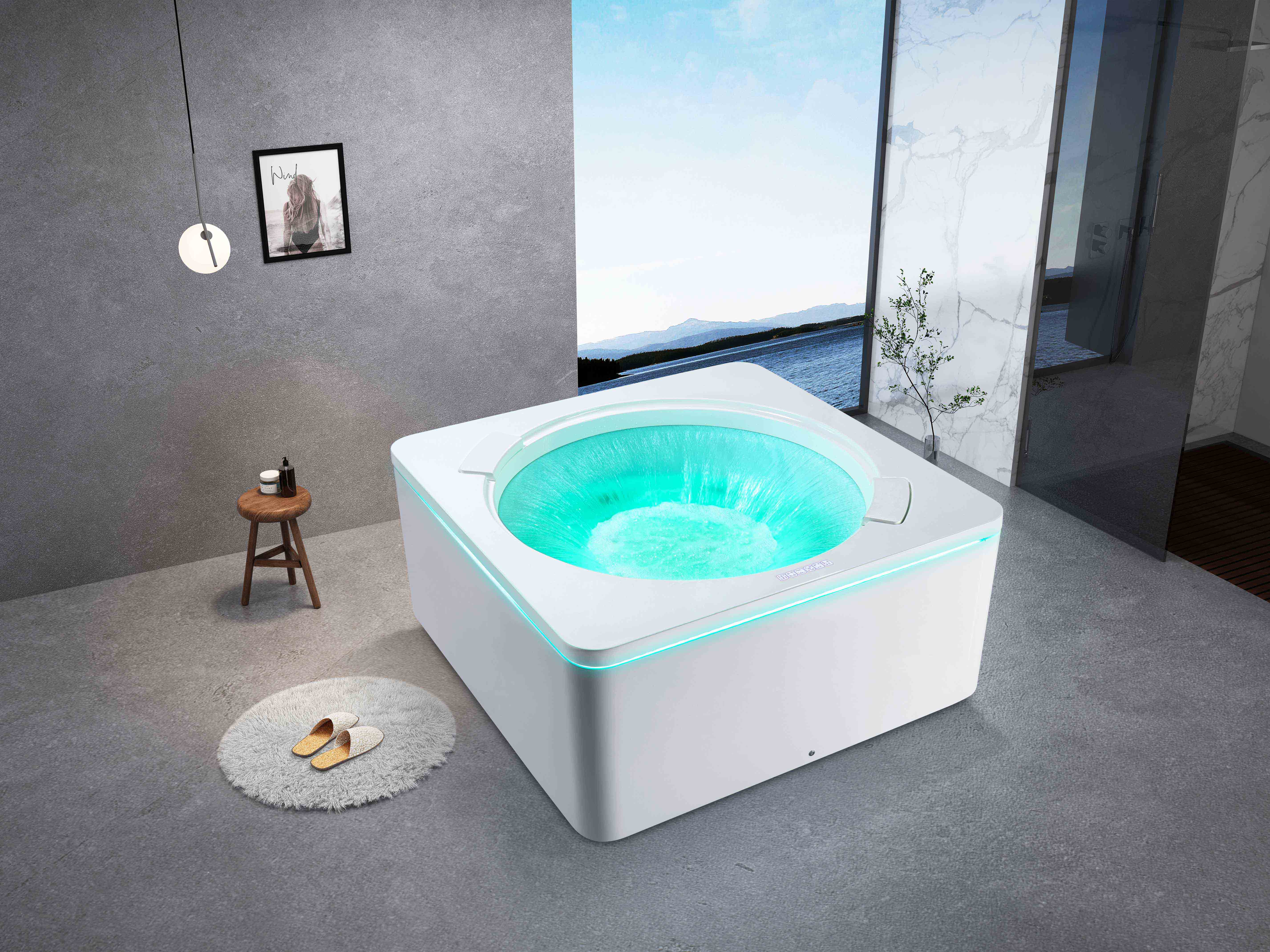 massage bathtub