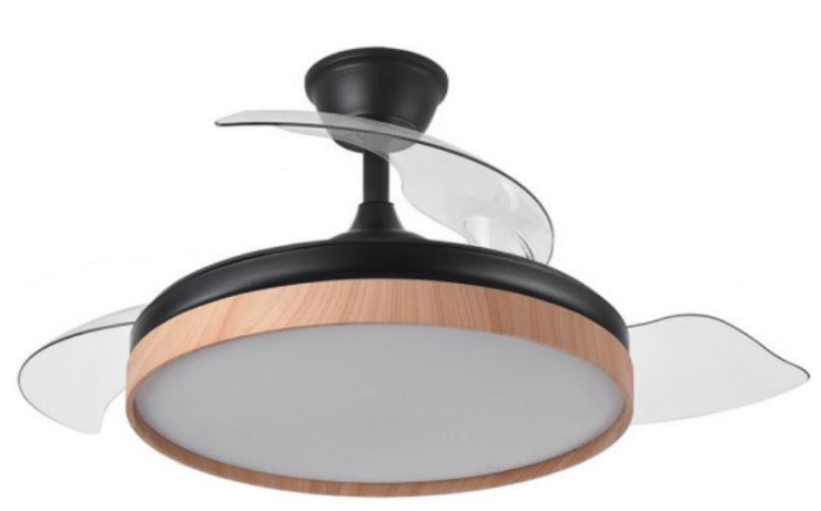 LED fan light: 3-speed dimming, memory, timer, 5-year motor warranty