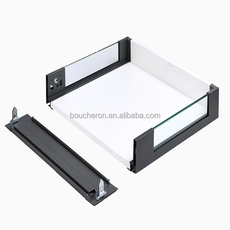 Glass drawer box
