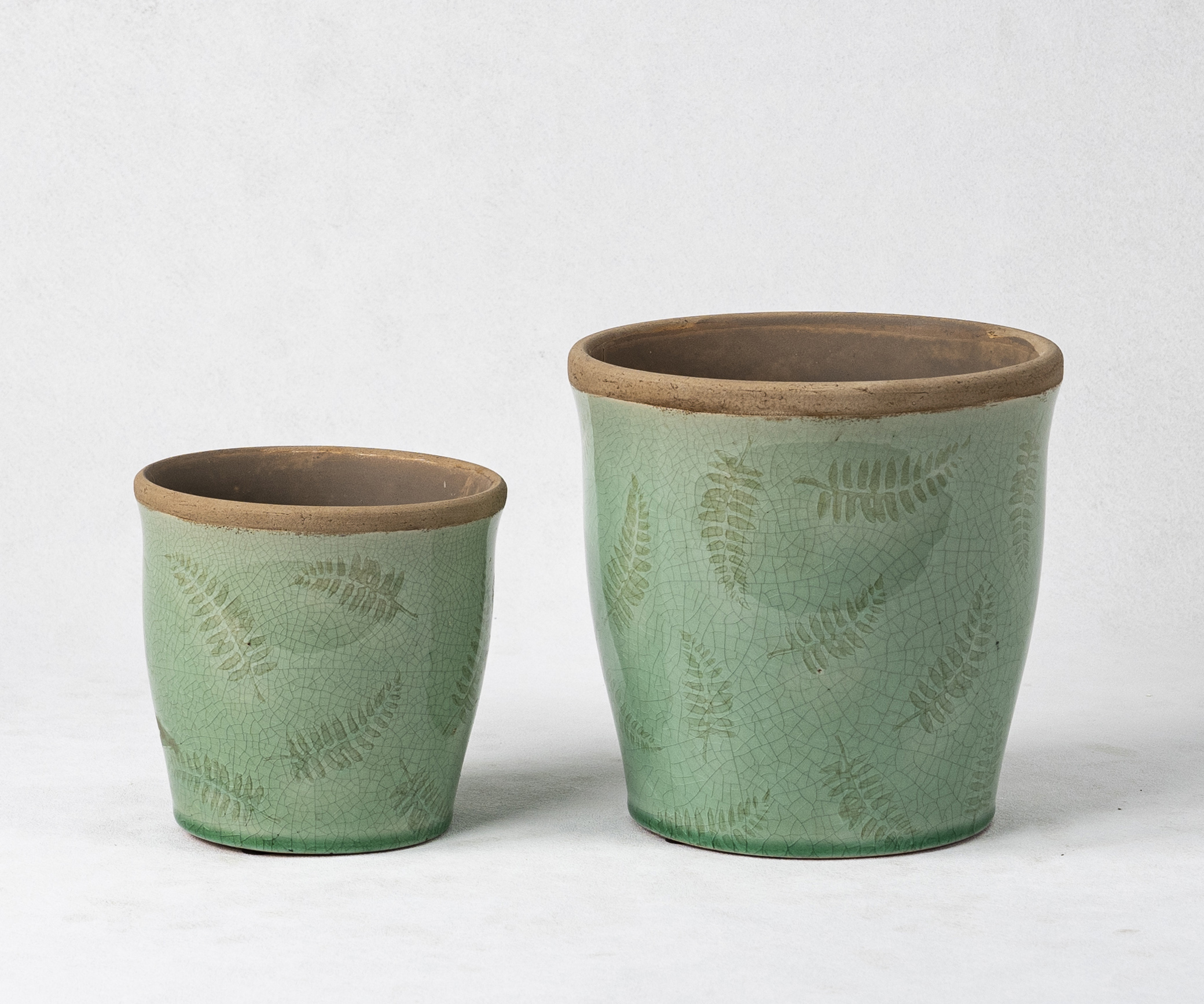 Antique Green Ceramic vase
