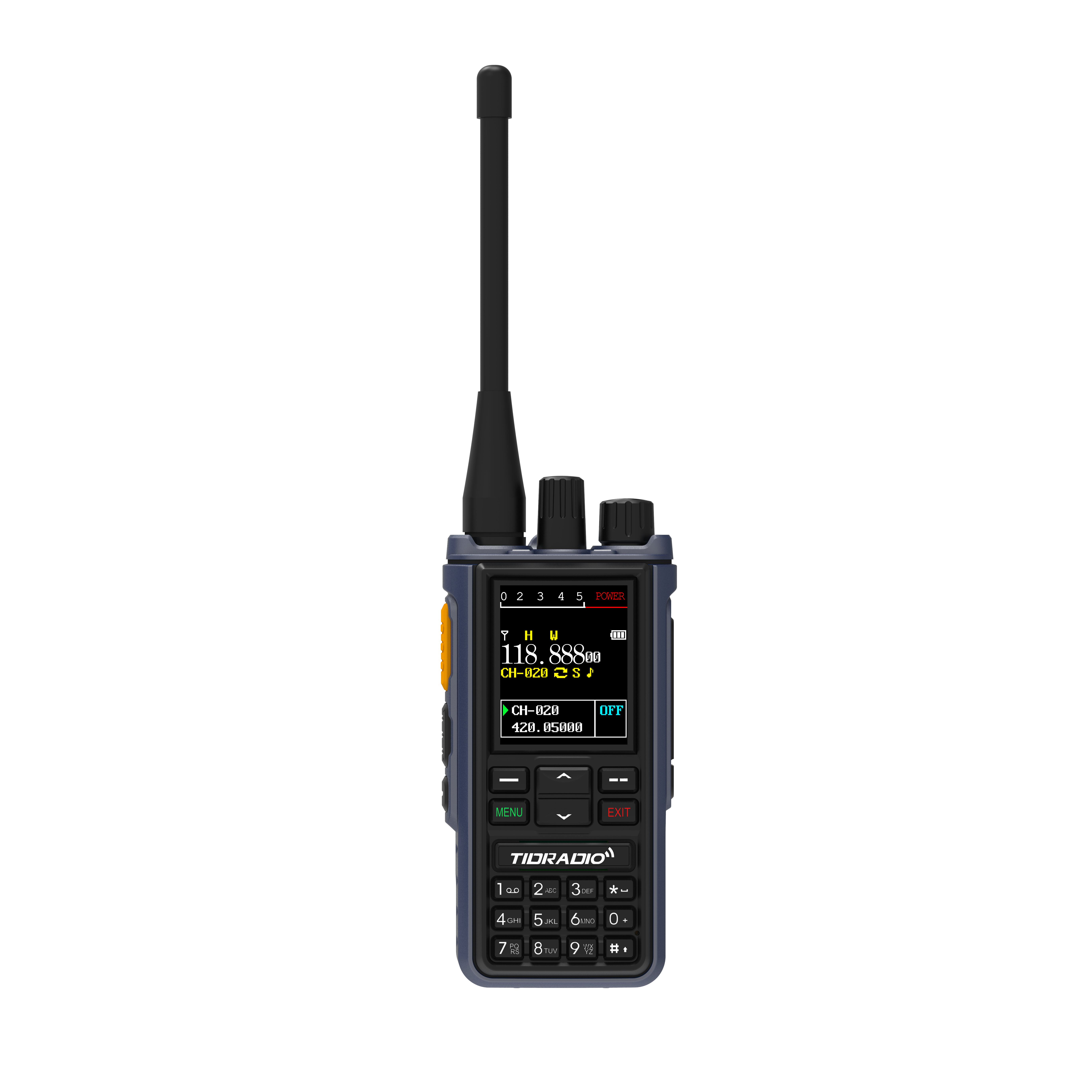 TID TD-H4 HIgh Power Analog Multiband Radio Portable Long Range Walkie Talkie
