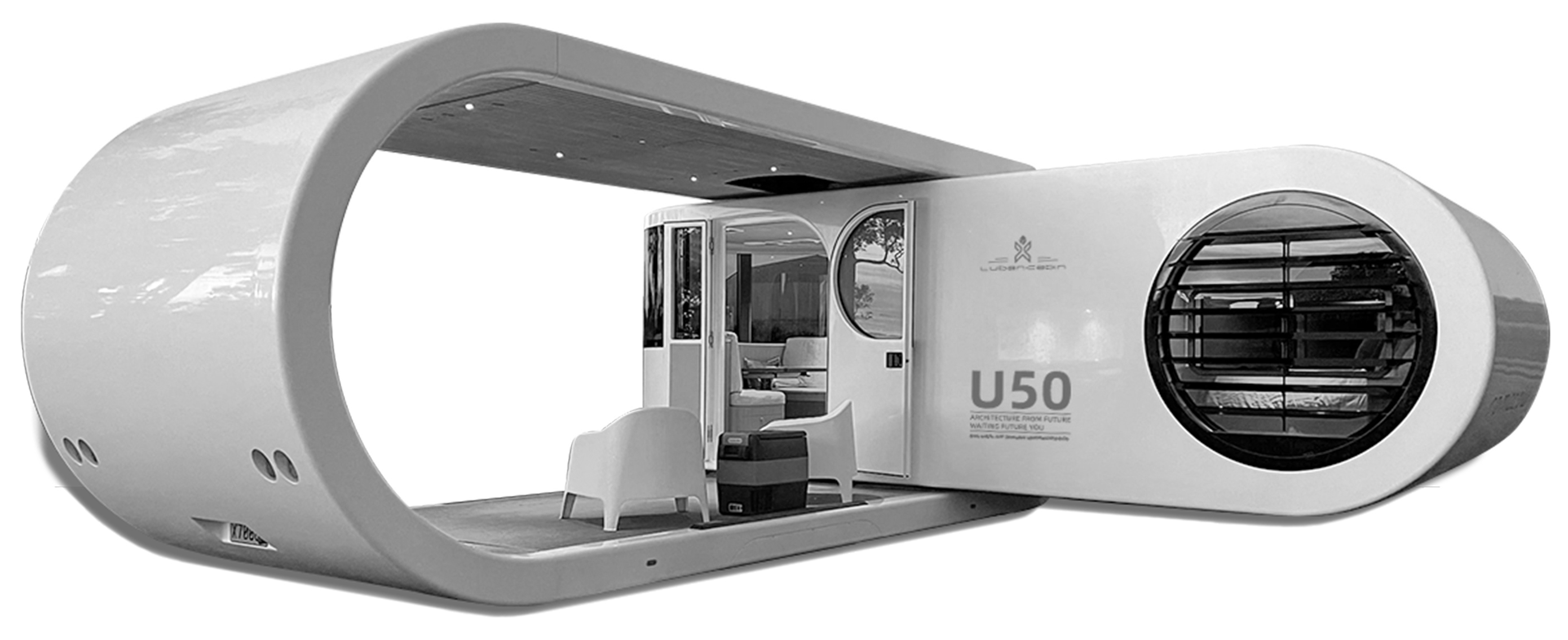 Irregular capsule House U50 – Redefine Your Living Space