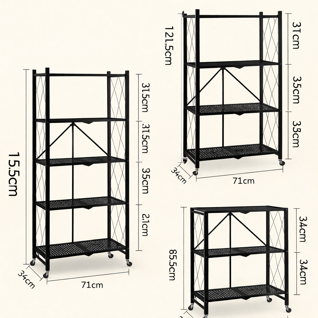 Multi-functional Folding Storage Rack