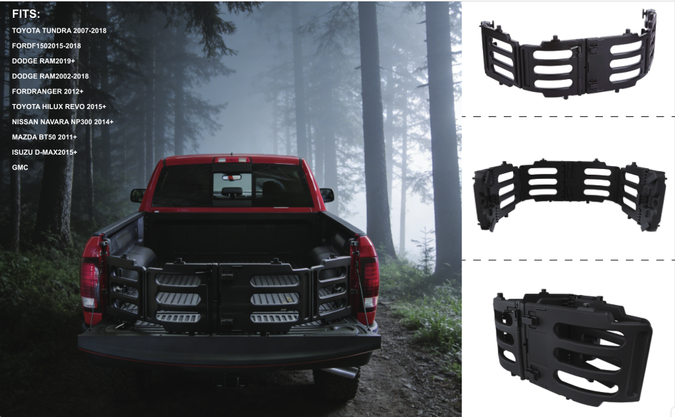 Pickup truck auto parts rear bed extender