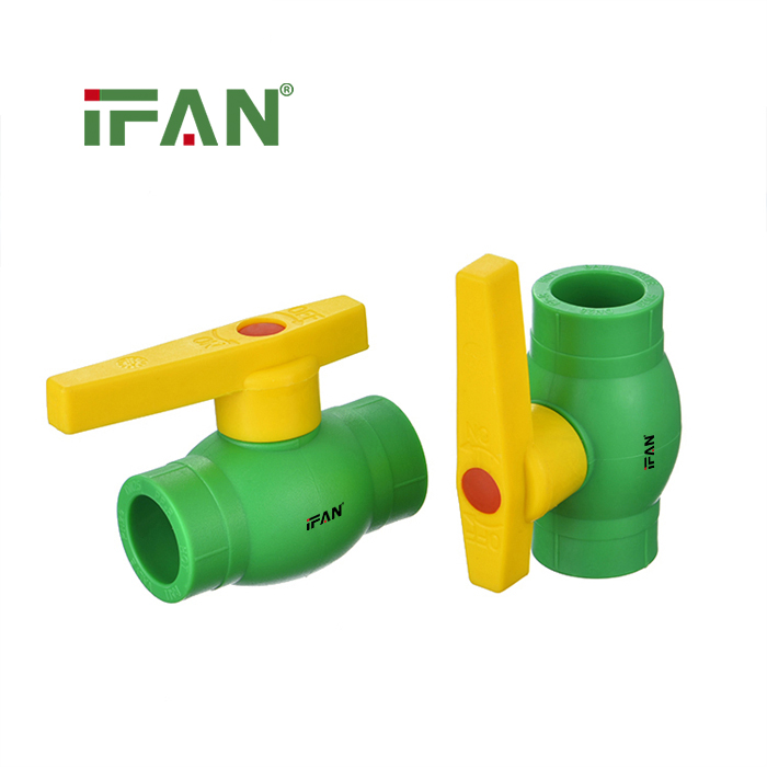 IFAN Professional Supply PPR Water Pipe Fittings Ball Valve 20-125mm PPR Pipe Fittings