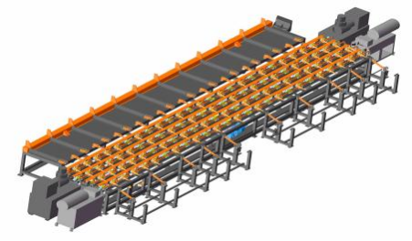 Forging and threading production line