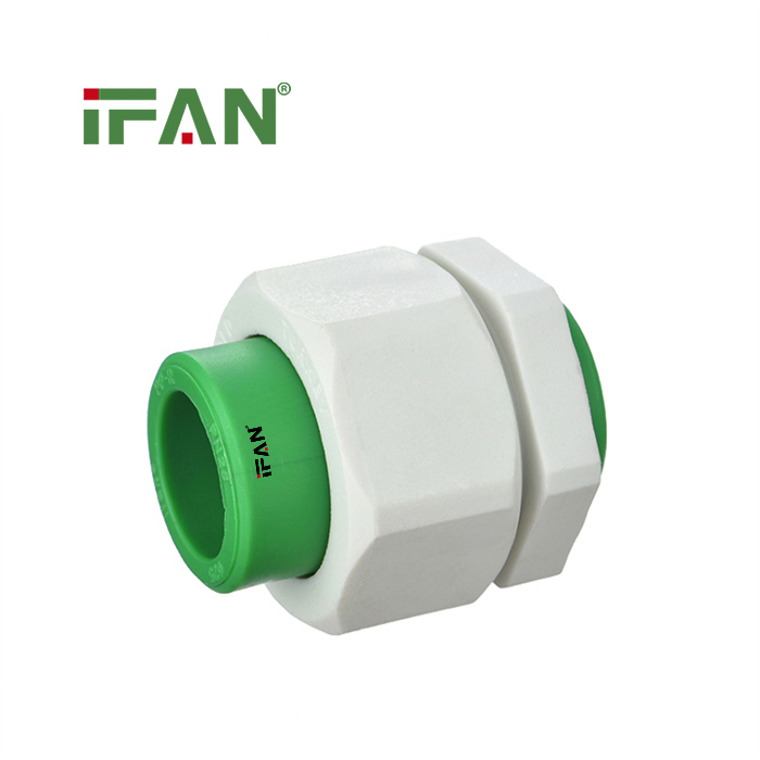 IFAN Factory Direct Sell PPR Water Pipe Fittings Union 20-125mm Water Supply PPR Pipe Fittings