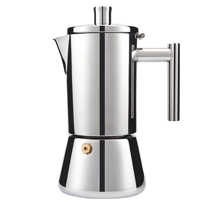 Stovetop coffee maker espresso maker stainless steel Italian coffee machine moka pot for all stoves