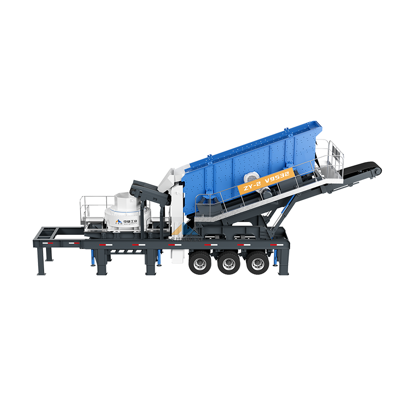 ZGM ZY-2 Shaping Sand Making and Screening Mobile Station, High-Efficiency Shaping Sand Making