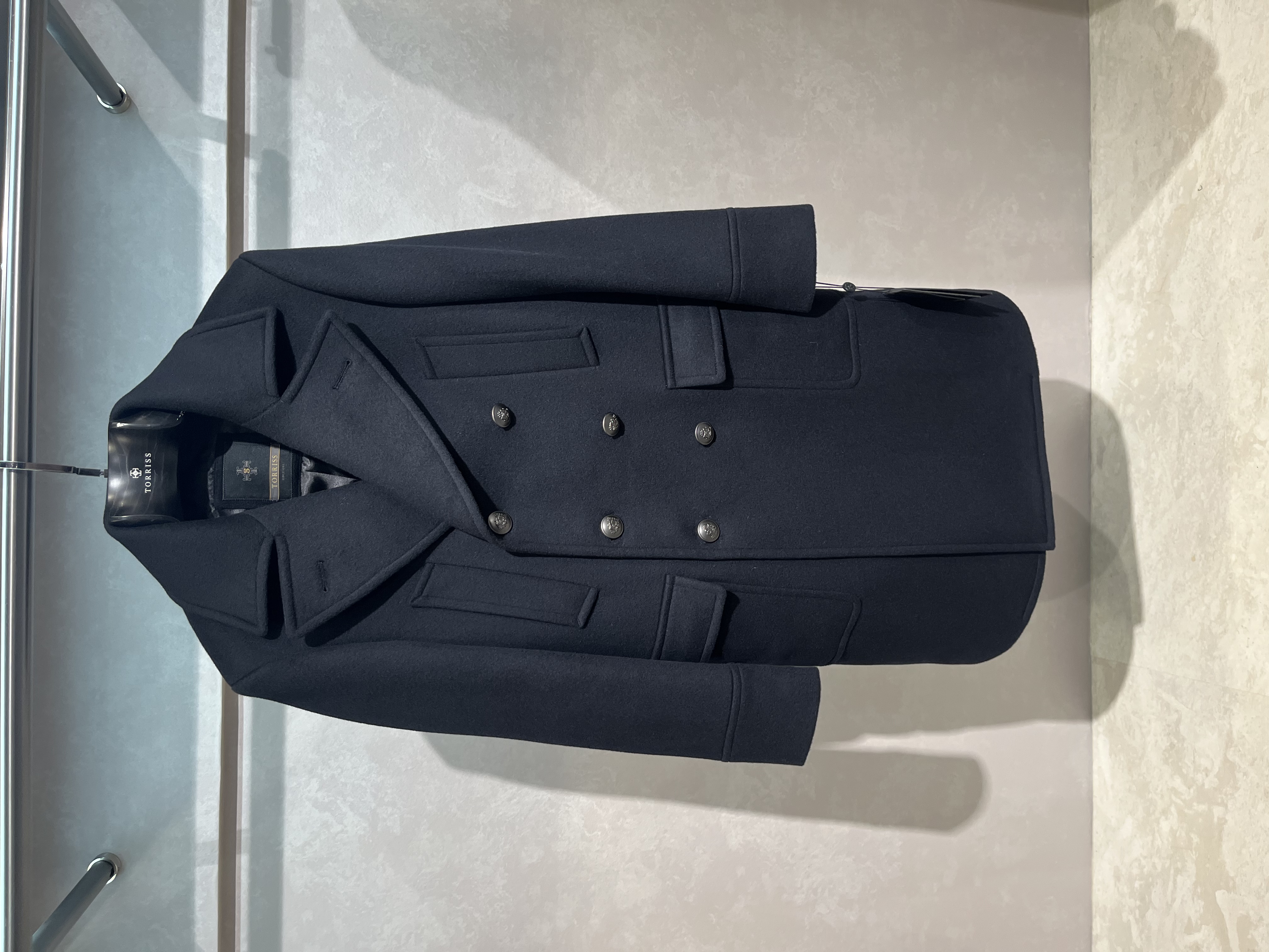 TORRISS Classic Business Man100% Wool Coat Winter for Male