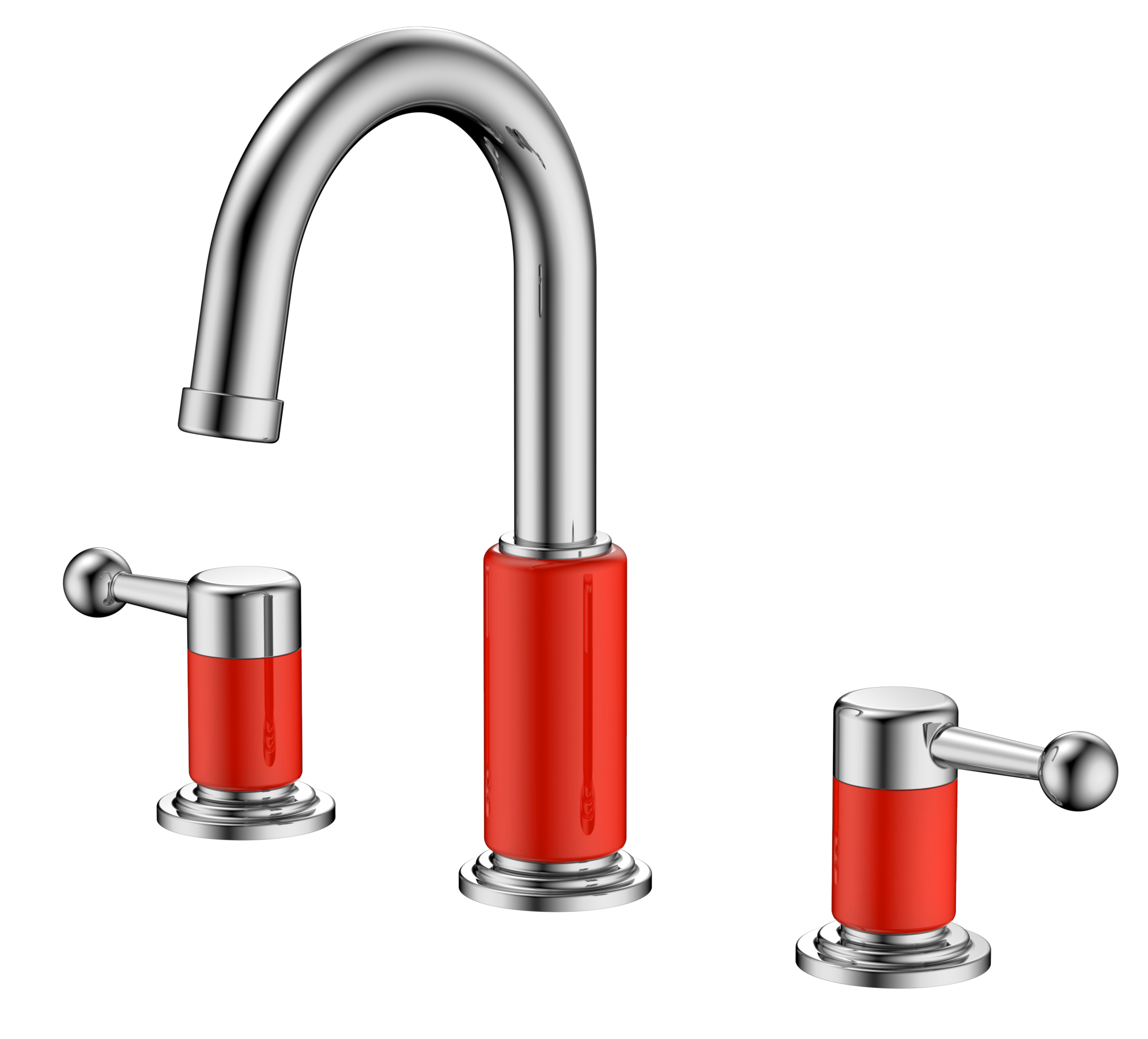 EL-62018 3-hole basin mixer