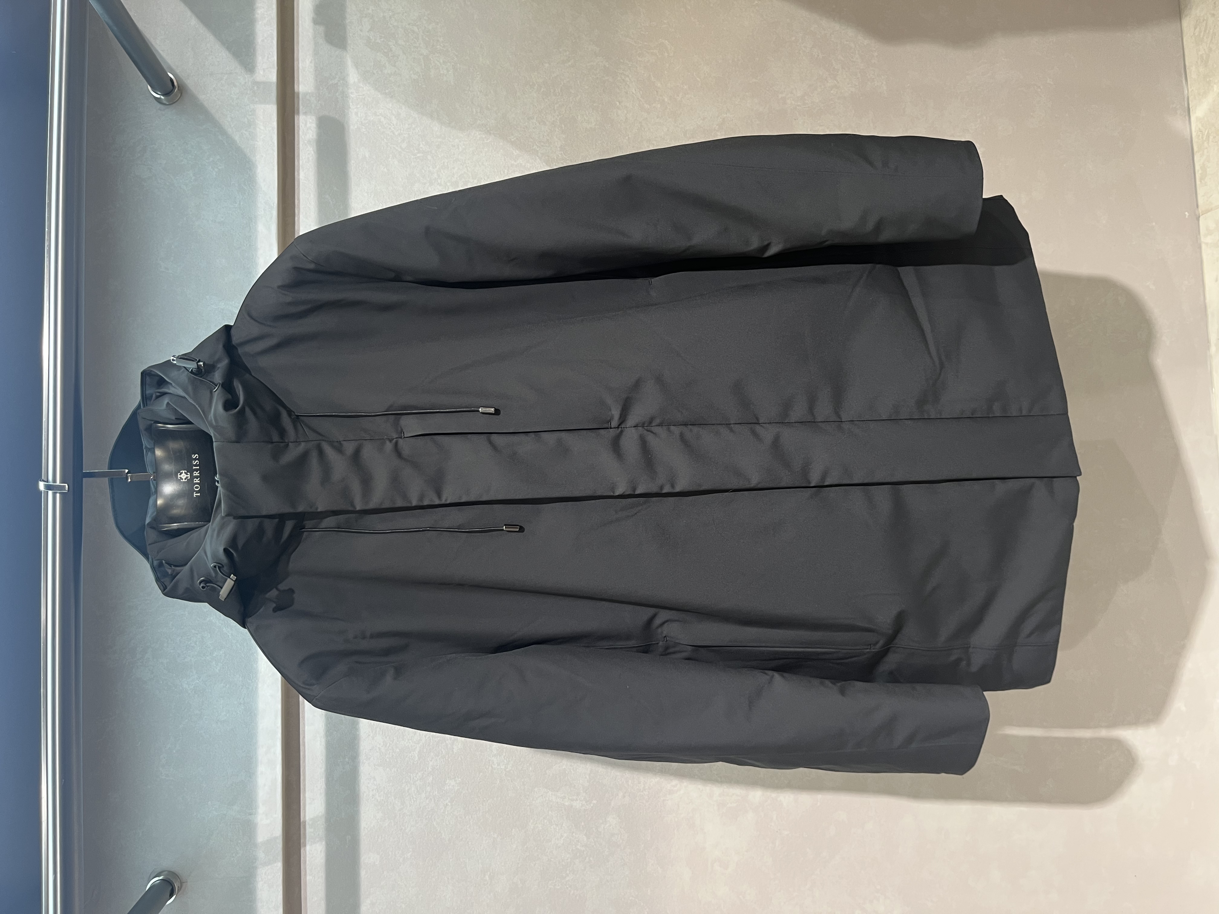 TORRISS Winter Man Long Coat Casual Slim Waterproof Jacket for Male