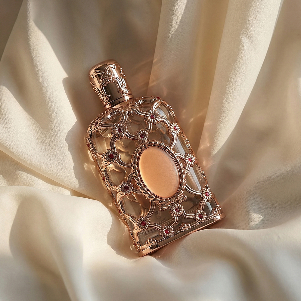 50ml 75ml Golden Silver Luxury Glass Perfume Bottle