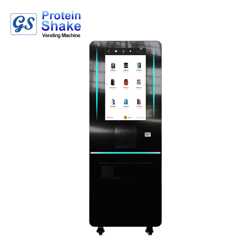 JK91 Commercial Protein Shake Vending Machine 20+ Flavors Independent Stirring Auto Clean for Gym