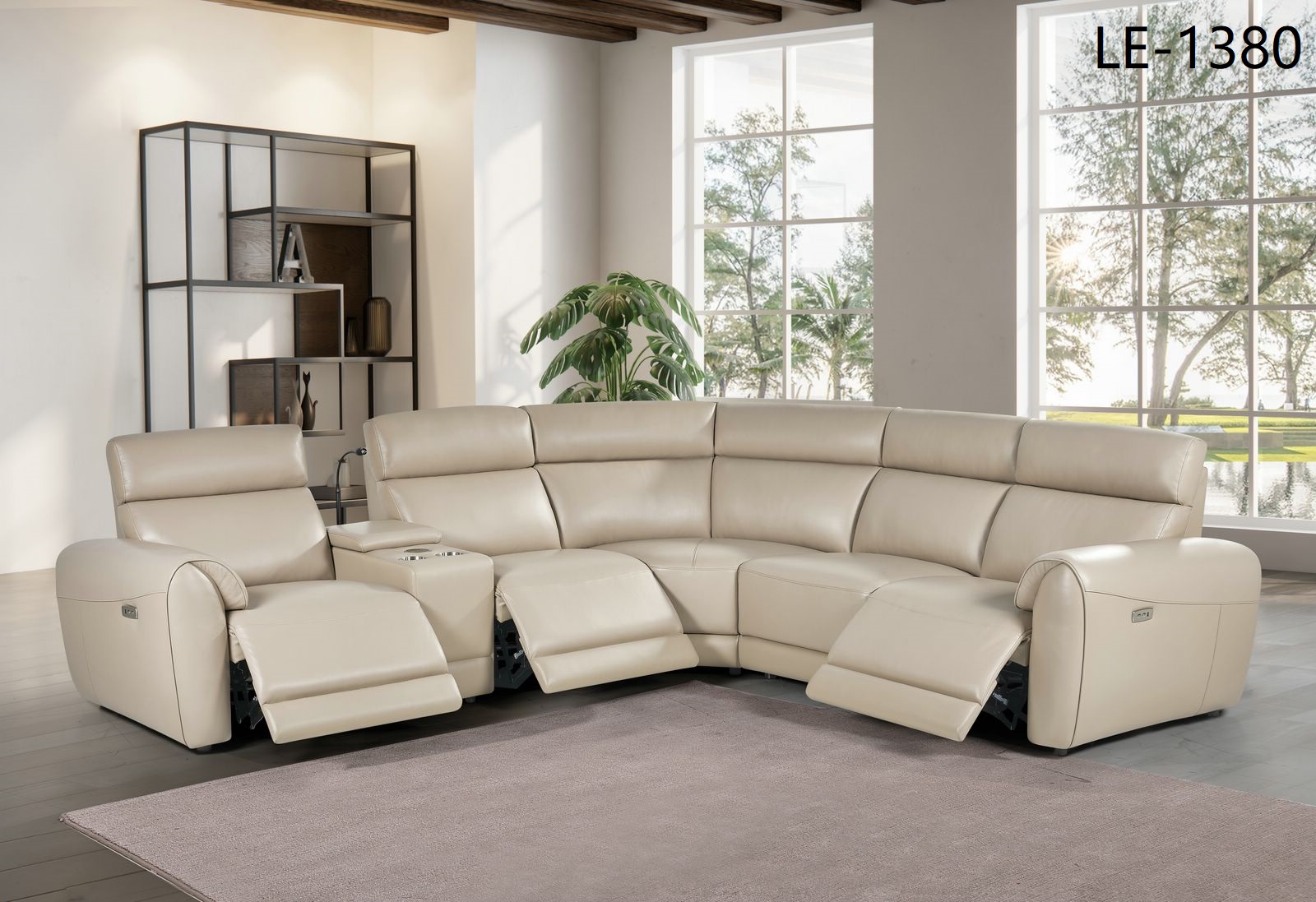 leather sofa
