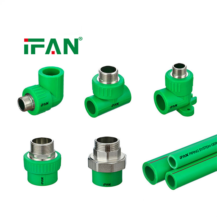 IFAN Reliable Supplier PPR Fittings Plumbing PPR Water Pipe Fittings 20-125mm PPR Fittings