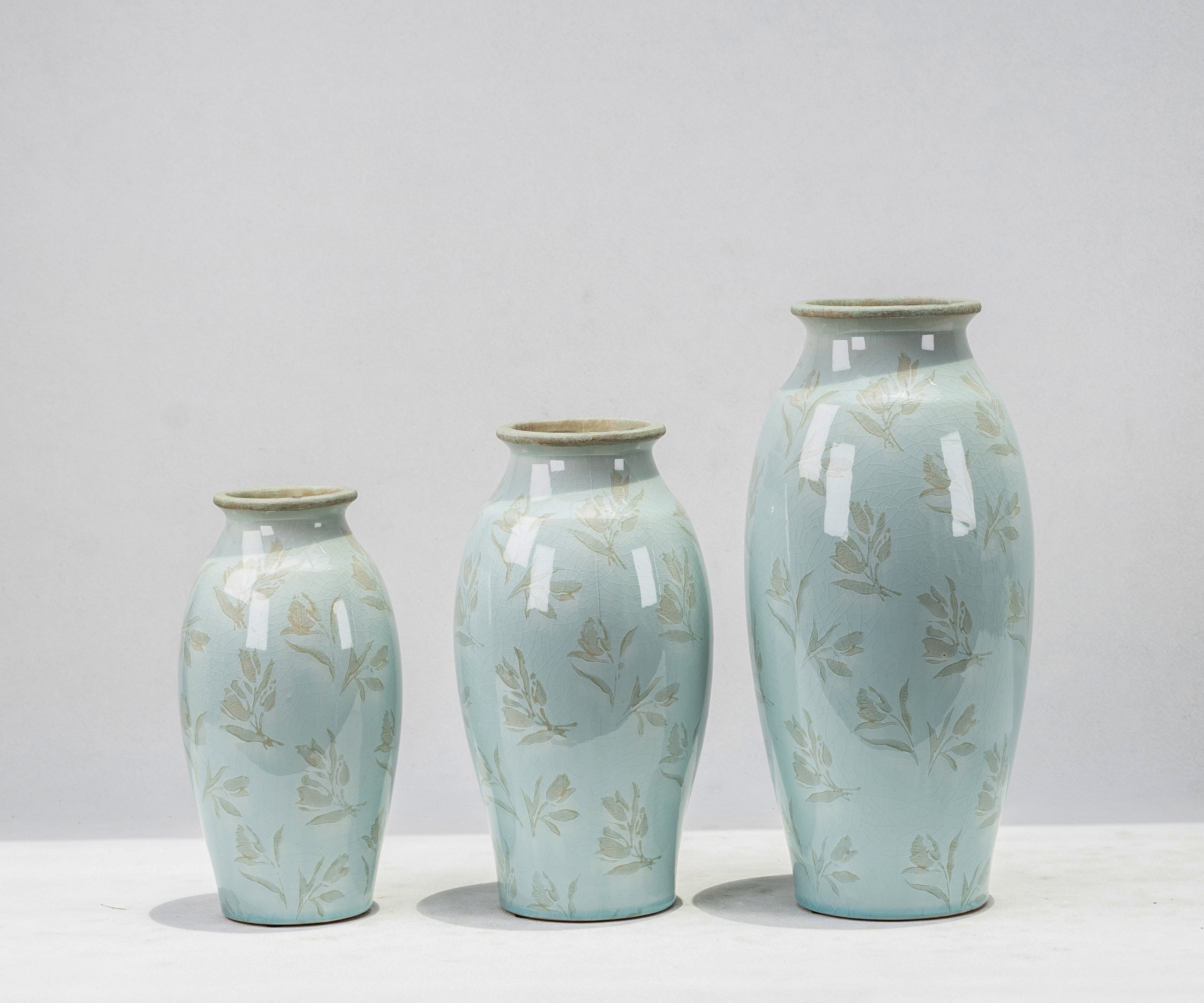 Antique Green Ceramic vase