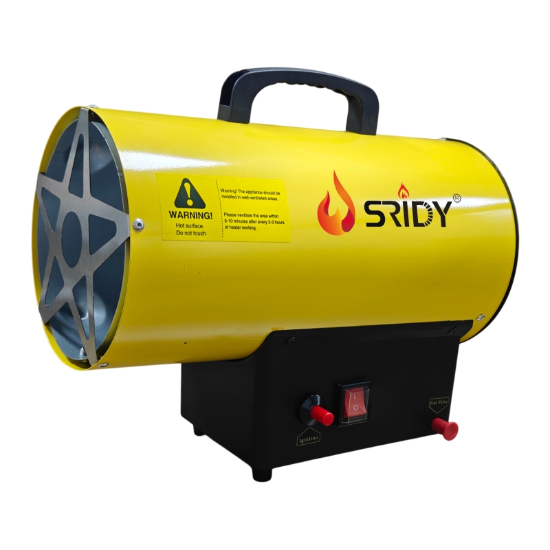 Sridy 10KW Gas Air Heater with Adjustable Valve
