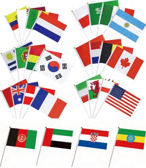 Hand-Waving Flag