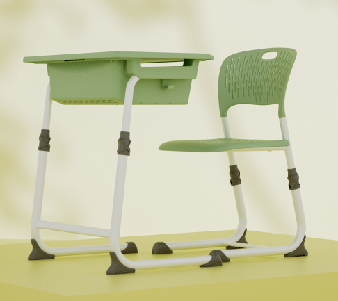 KZ-2880 Single Desk and Chair