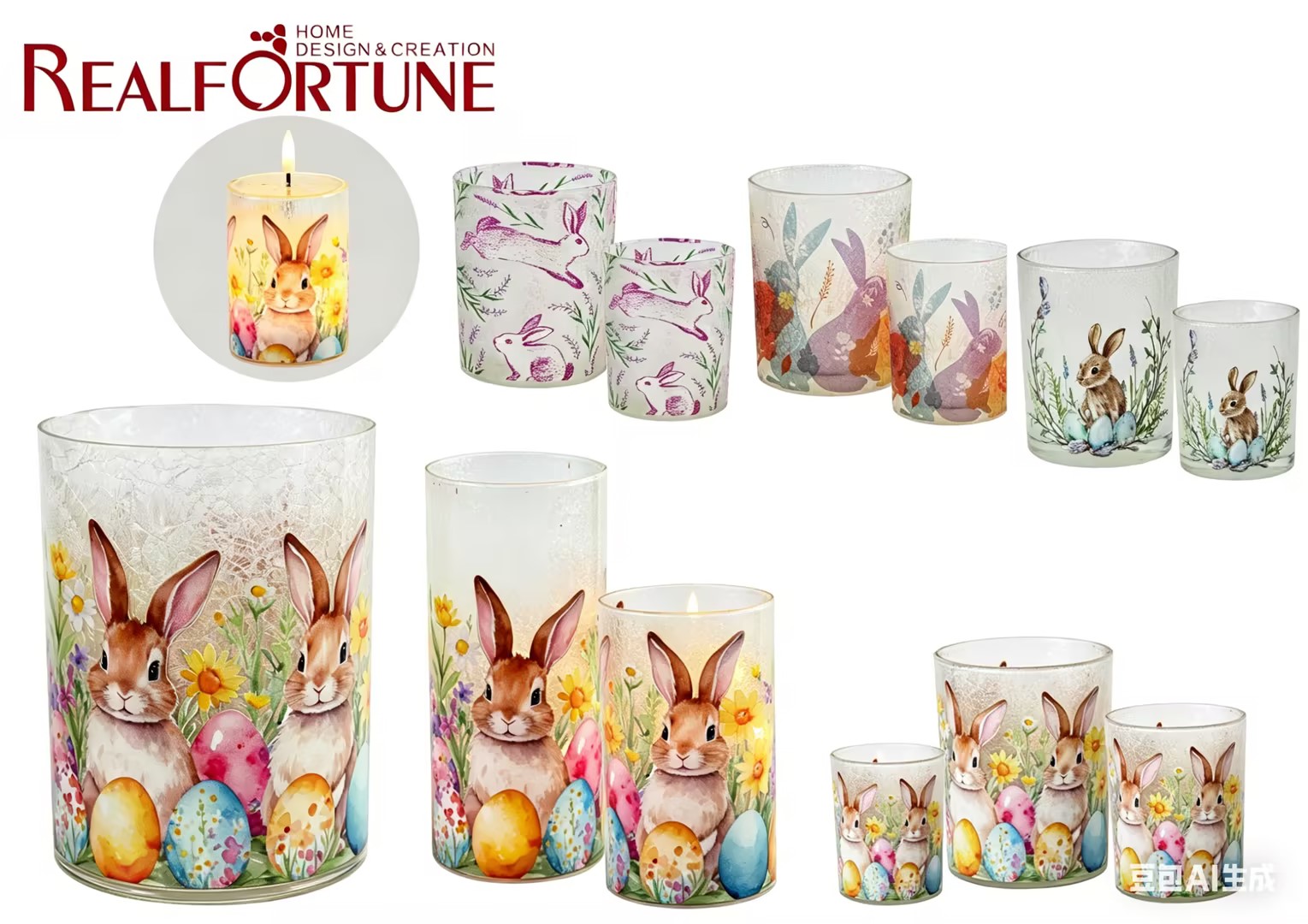 bunny candle cup