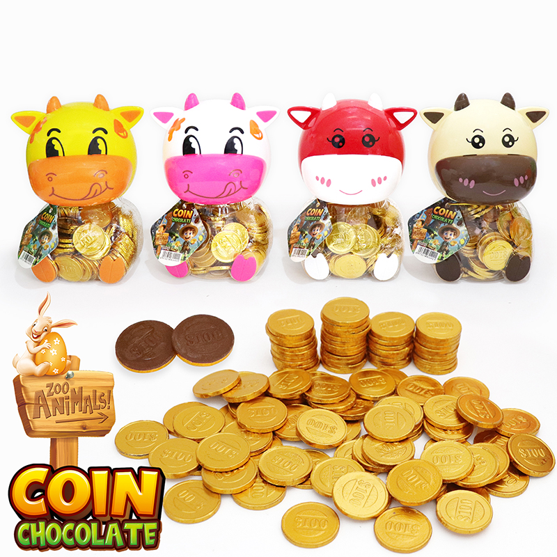 Gold Coin Jar Cow