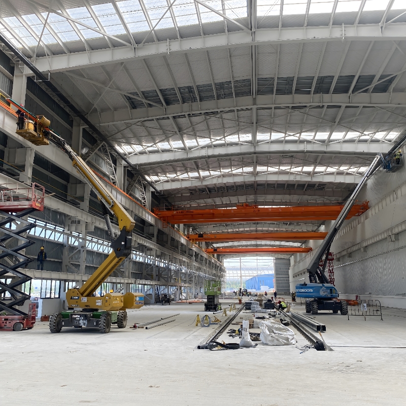 Portal Steel Structure Prefabricated Large Span Indoor Stadium for Basketball Football Building