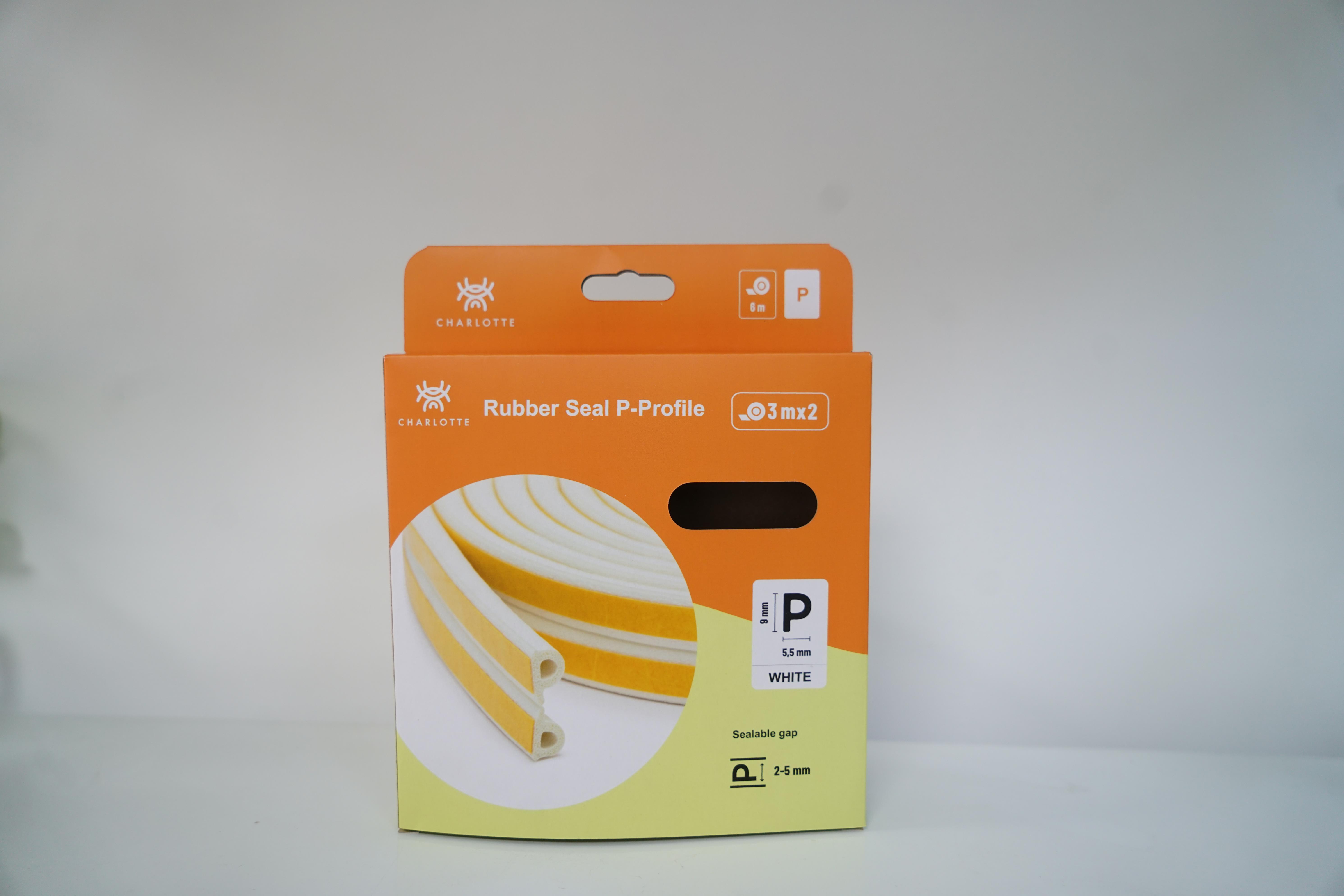 P-type, sealing strip, rubber strip, EPDM